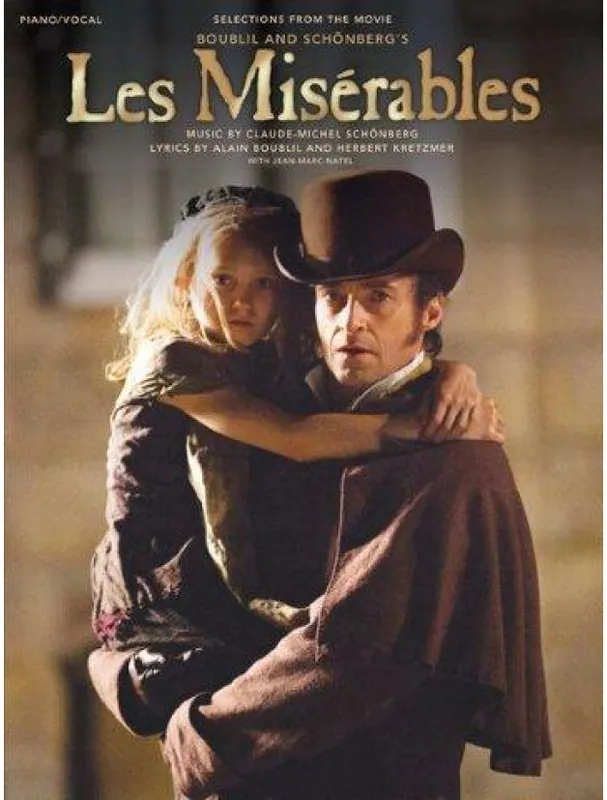 Les Misérables / Bídníci - Selections From The Movie (noty na klavír, zpěv, akordy na kytaru) Levný