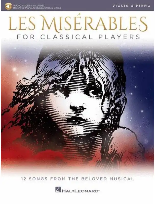 Ověřený Les Misérables / Bídníci for Classical Players (noty na housle, klavír) (+audio)