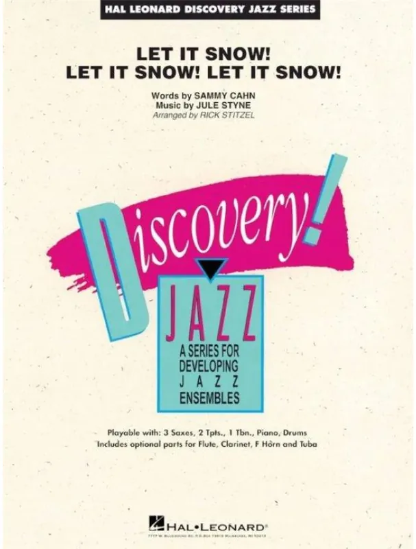 Let It Snow! Let It Snow! Let It Snow! (snadné noty pro jazzový soubor, party, partitura) Bezpečná Platba