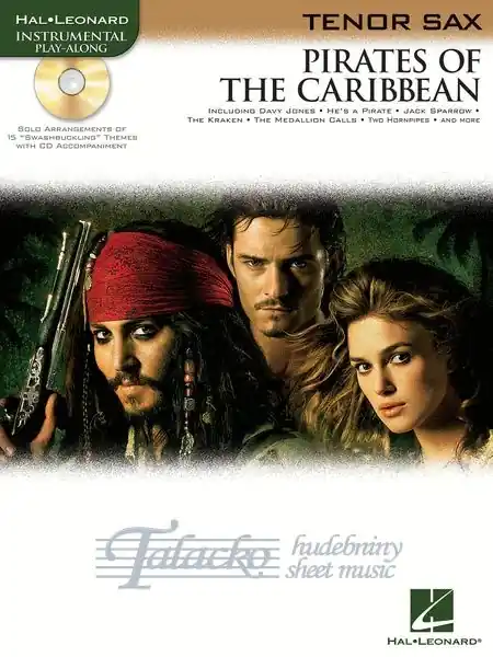 Pirates Of The Caribbean (Tenor Saxophone) (Book/Online Audio) Pouze Dnes