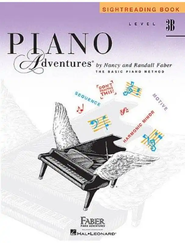 Level 3B Sightreading Book - Piano Adventures® (noty na sólo klavír) Hit Sezóny