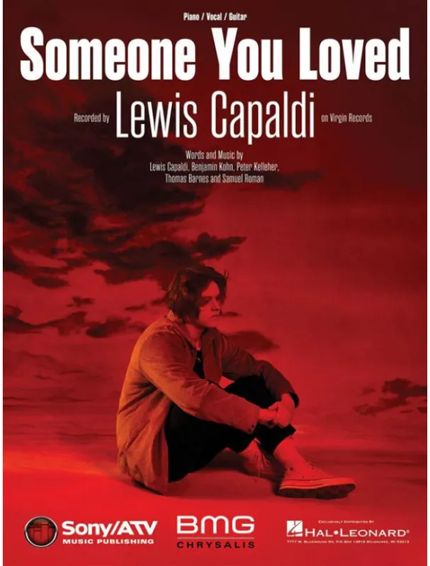 Lewis Capaldi Someone You Loved (noty na klavír, zpěv, akordy) Top Prodej