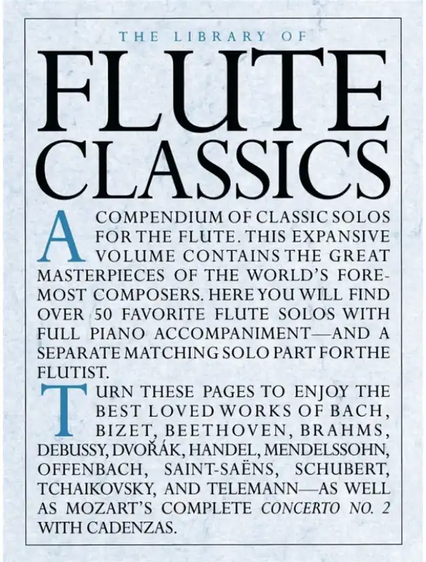 Výhodná Nabídka Library of Flute Classics (noty na příčnou flétnu, klavír)