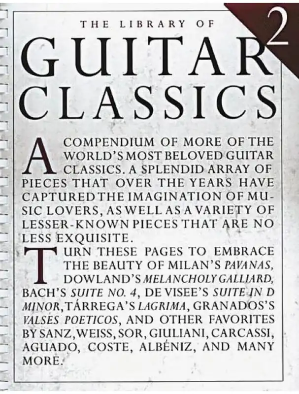 Expresní Doručení Library of Guitar Classics 2 (noty na kytaru)
