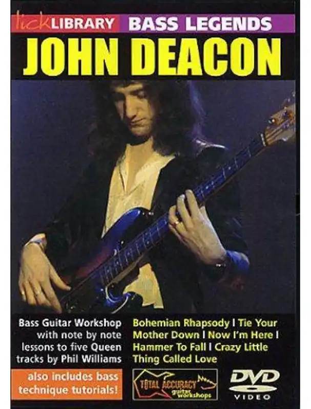 Speciální Cena Lick Library Bass Legends - John Deacon (Queen) (video škola hry na baskytaru)