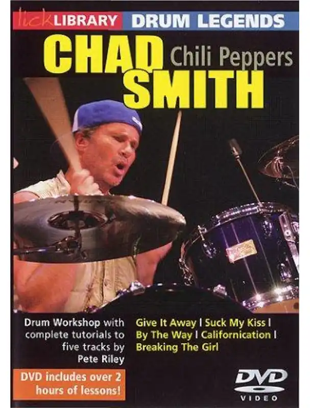 Lick Library Drum Legends - Chad Smith (Red Hot Chili Peppers) (video škola hry na bicí) Akce