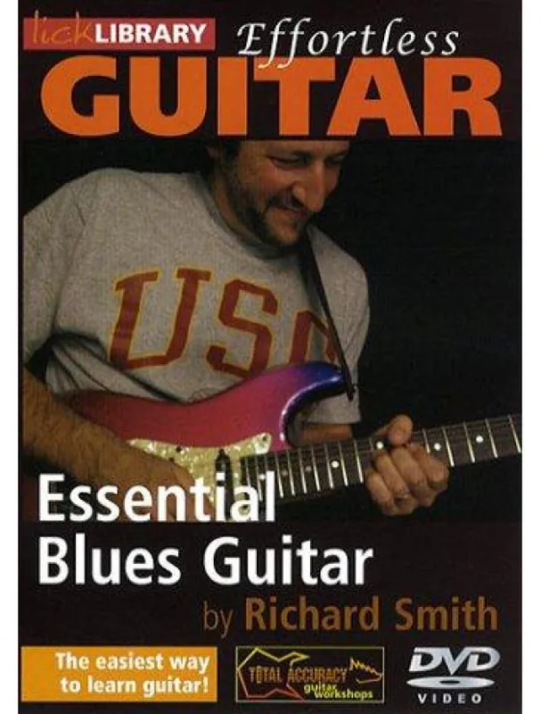 Lick Library Effortless Guitar - Essential Blues Guitar (video škola hry na kytaru) Must-Have