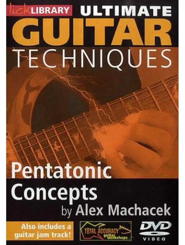 Lick Library Guitar Quick Licks - Pentatonic Concepts (video škola hry na kytaru) Oblíbený
