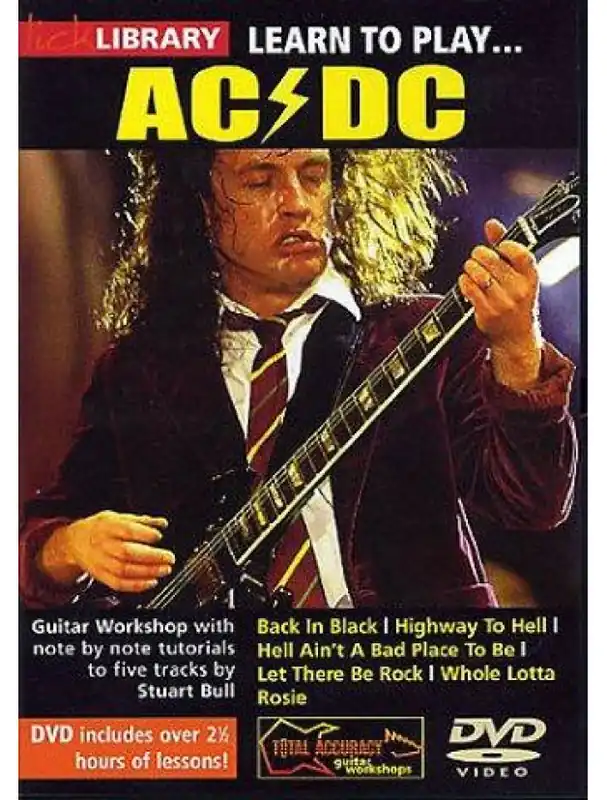 Lick Library Learn To Play AC/DC (video škola hry na kytaru) Ihned K Objednání