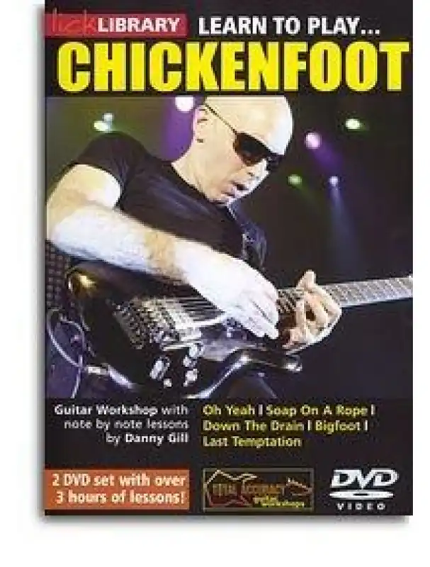 Lick Library Learn To Play Chickenfoot (video škola hry na kytaru) Značkový