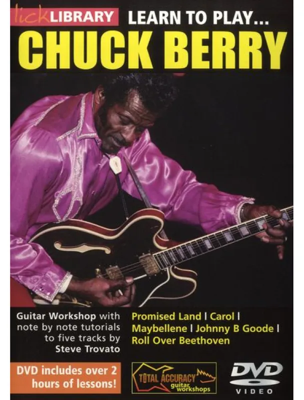Lick Library Learn To Play Chuck Berry (video škola hry na kytaru) Pouze Dnes