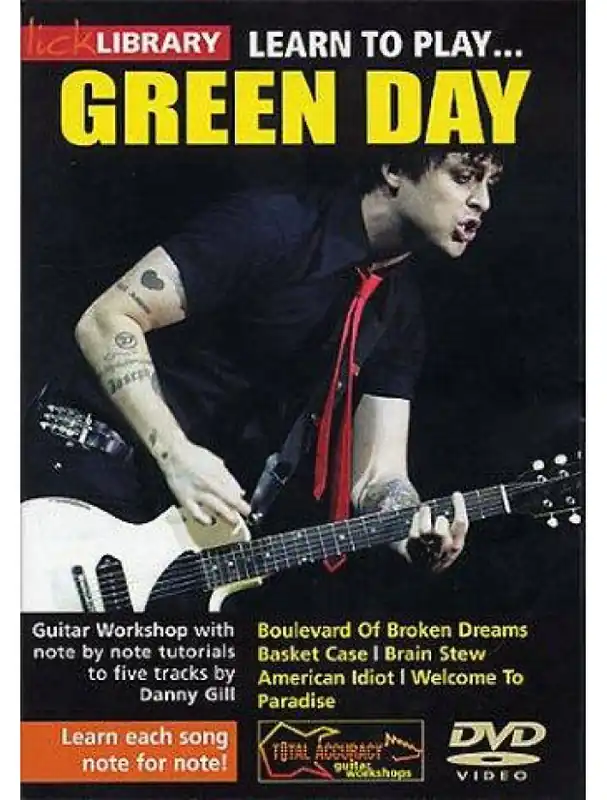 Lick Library Learn To Play Green Day (video škola hry na kytaru) Nejlepší Volba