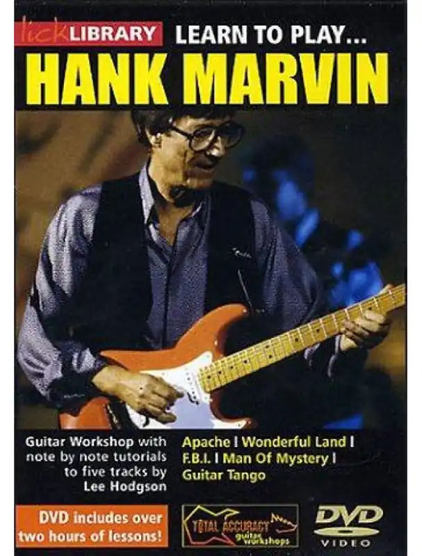 Lick Library Learn To Play Hank Marvin (The Shadows) (video škola hry na kytaru) Rychlé Dodání