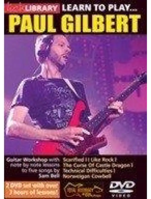 Ihned K Objednání Lick Library Learn To Play Paul Gilbert (video škola hry pro kytaru)