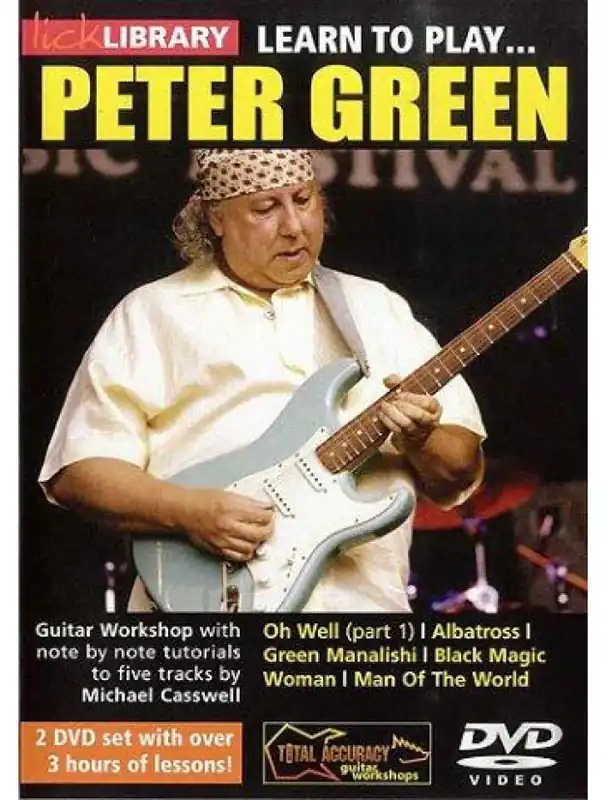 Speciální Cena Lick Library Learn To Play Peter Green (video škola hry na kytaru)