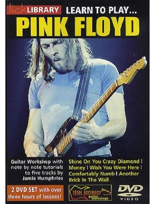 Ihned K Objednání Lick Library Learn To Play Pink Floyd (video škola hry na kytaru)