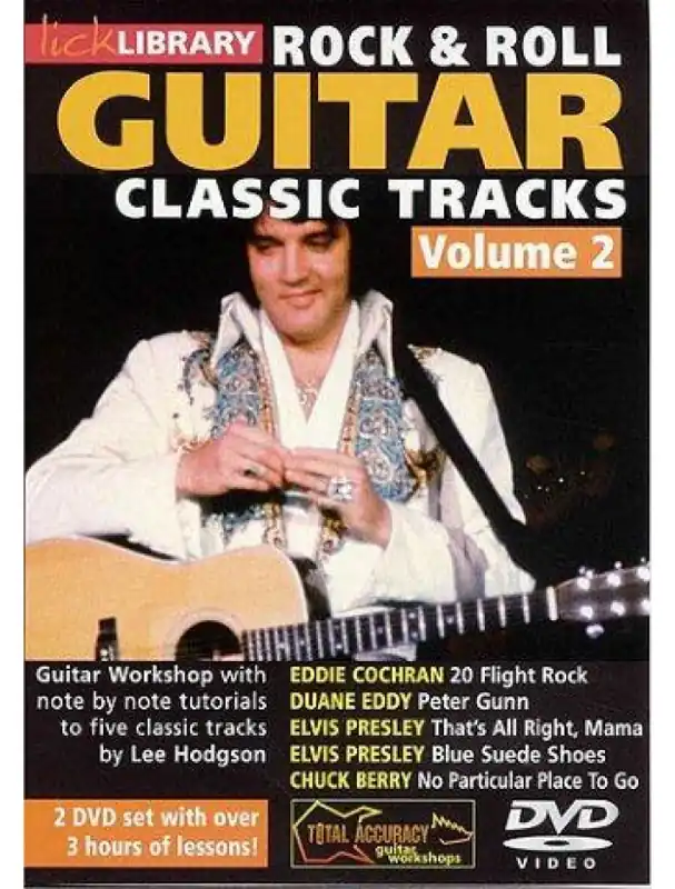 Bezpečná Platba Lick Library Learn To Play Rock And Roll Classic Tracks Vol. 2 (video škola hry na kytaru)