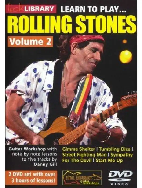 Lick Library Learn To Play Rolling Stones - Volume 2 (video škola hry na kytaru) Cenová Bomba