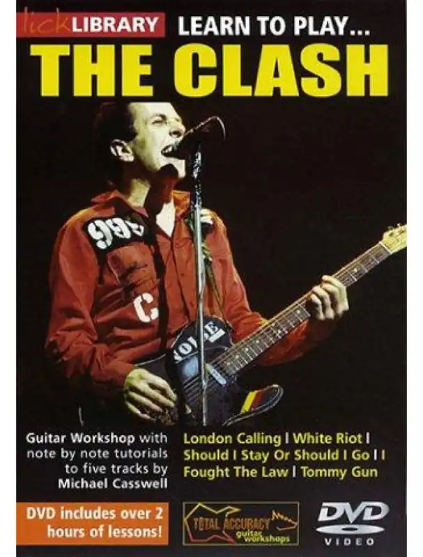 Lick Library Learn To Play The Clash (video škola hry na kytaru) Akční Nabídka
