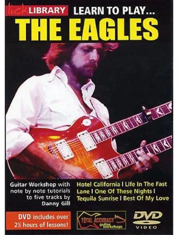 Finální Výprodej Lick Library Learn To Play The Eagles (video škola hry na kytaru)