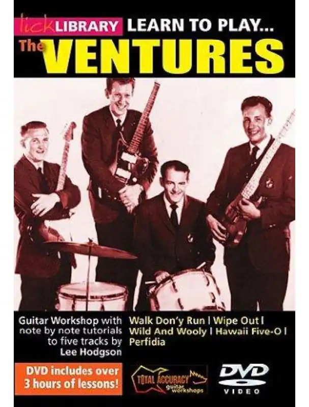 Lick Library Learn To Play The Ventures (video škola hry na kytaru) Oblíbený