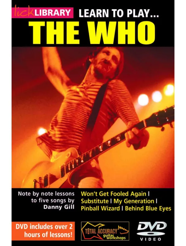 Lick Library Learn To Play The Who (video škola hry na kytaru) Nejprodávanější