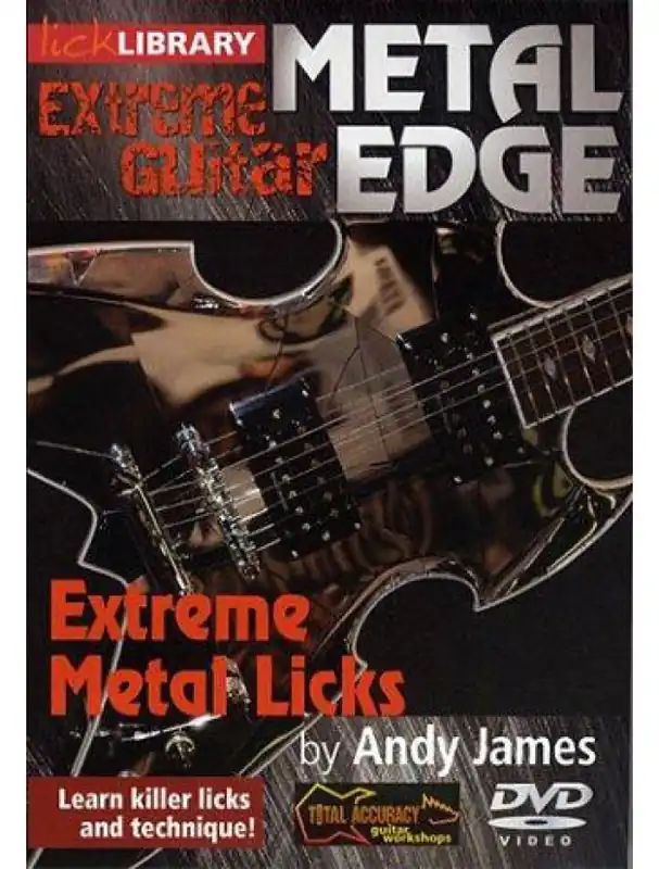 Dokud Zásoby Vydrží Lick Library Metal Edge - Extreme Metal Licks (video škola hry na kytaru)