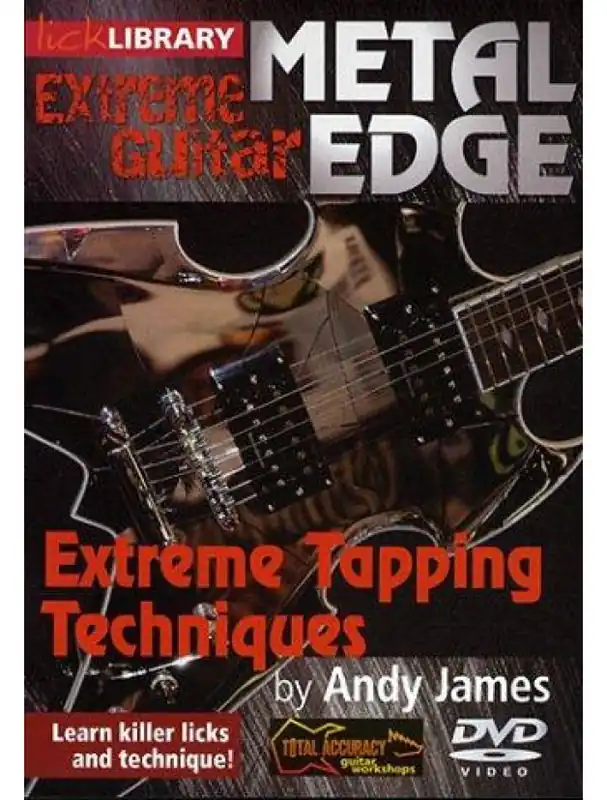 Lick Library Metal Edge - Extreme Tapping Techniques (video škola hry na kytaru) Sezónní Sleva