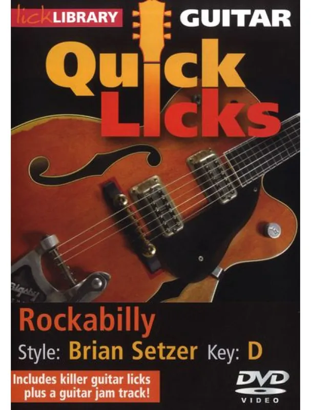 Lick Library Quick Licks - Brian Setzer (video škola hry na kytaru) Poslední Šance