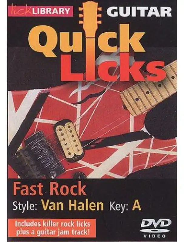 Lick Library Quick Licks - Van Halen Fast Rock (video škola hry na kytaru) Víkendová Akce