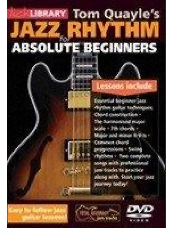 Lick Library Tom Quayle‘s Jazz Rhythm Guitar For Absolute Beginners (video škola hry pro kytaru) Značkový
