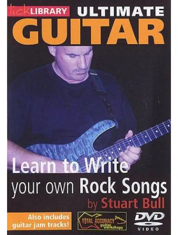 Sezónní Sleva Lick Library Ultimate Guitar - Learn To Write Your Own Rock Songs (video škola hry na kytaru)