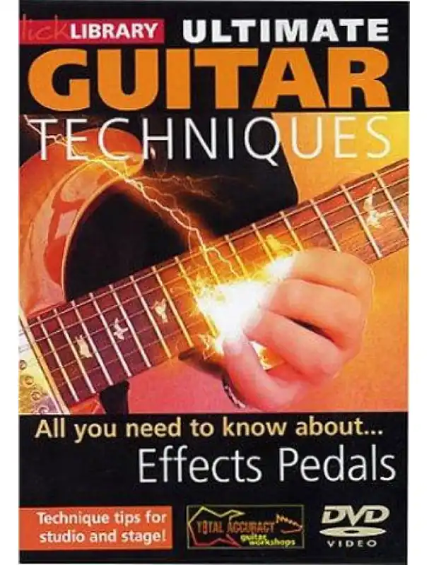 Nová Kolekce Lick Library Ultimate Guitar Techniques - Effects Pedals (video škola hry na kytaru)