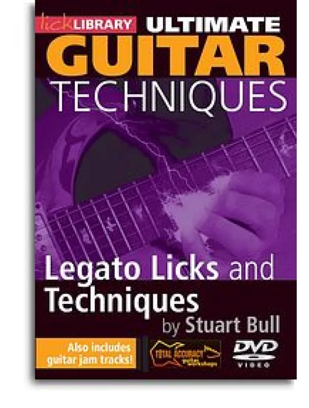 Cenově Výhodný Lick Library Ultimate Guitar Techniques - Legato Licks And Techniques (video škola hry na kytaru)