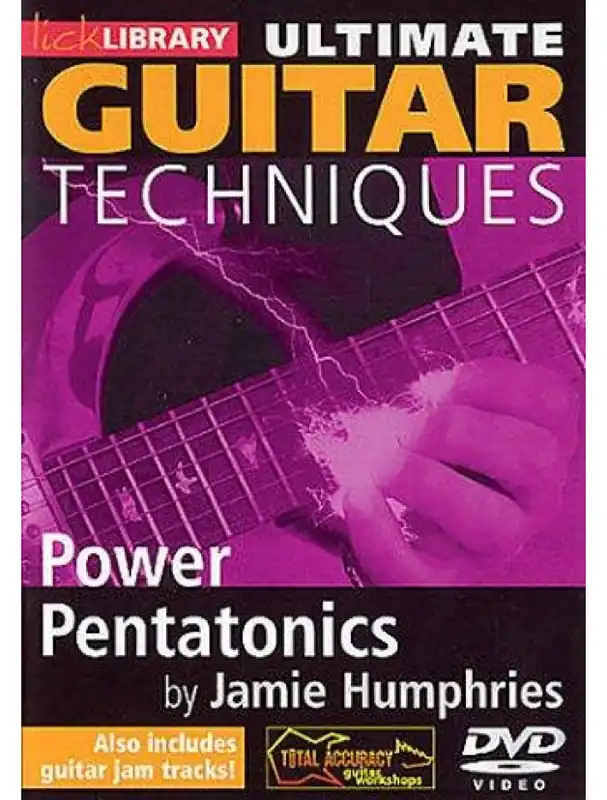 Nejlepší Cena Lick Library Ultimate Guitar Techniques - Power Pentatonics (video škola hry na kytaru)