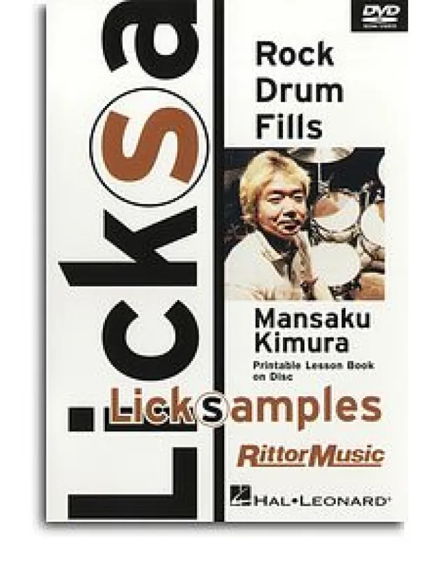 LickSamples Mansaku Kimura - Rock Drum Fills (video škola hry na bicí) Cenový Hit