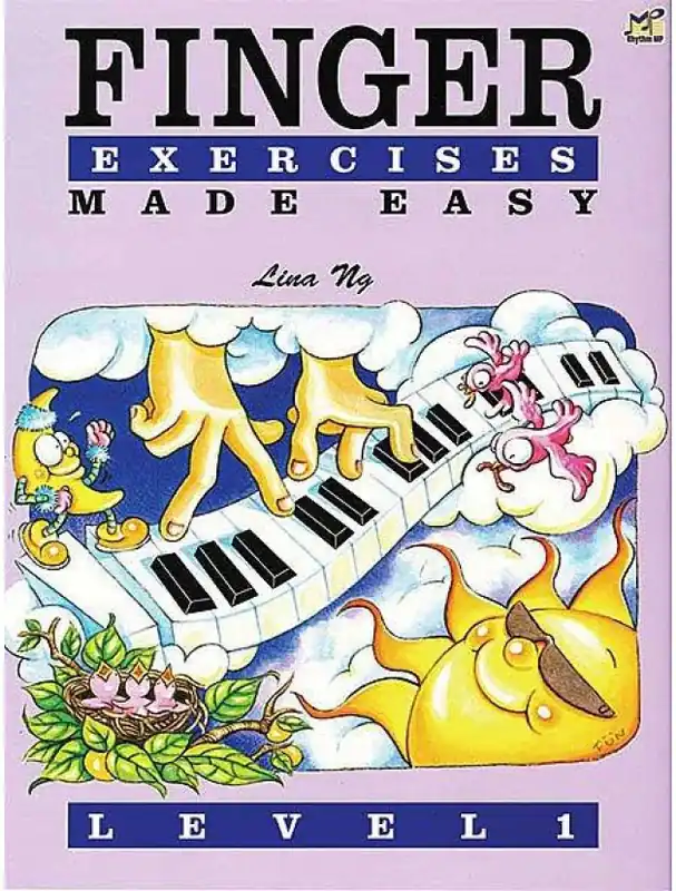 Značkový Lina Ng Finger Exercises Made Easy - Level 1 (noty na sólo klavír)