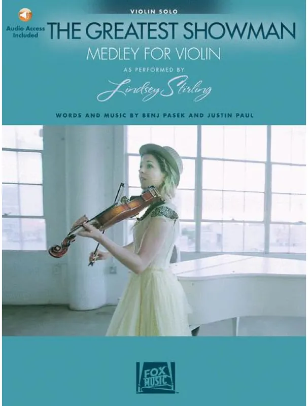 Nejprodávanější Lindsey Stirling The Greatest Showman - Medley For Violin (noty na housle)(+audio)