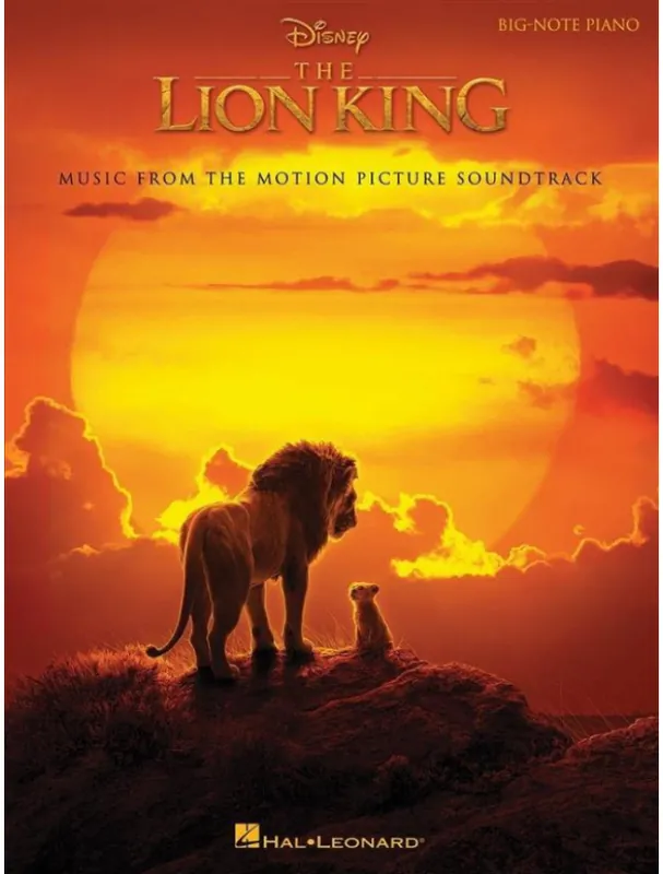 Lion King / Lví král (velké noty na snadný klavír) Značkový