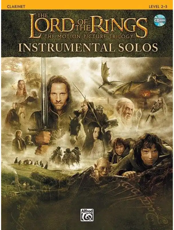 Nakupujte Hned Lord of the Rings Instrumental Solos (noty na klarinet) (+audio)