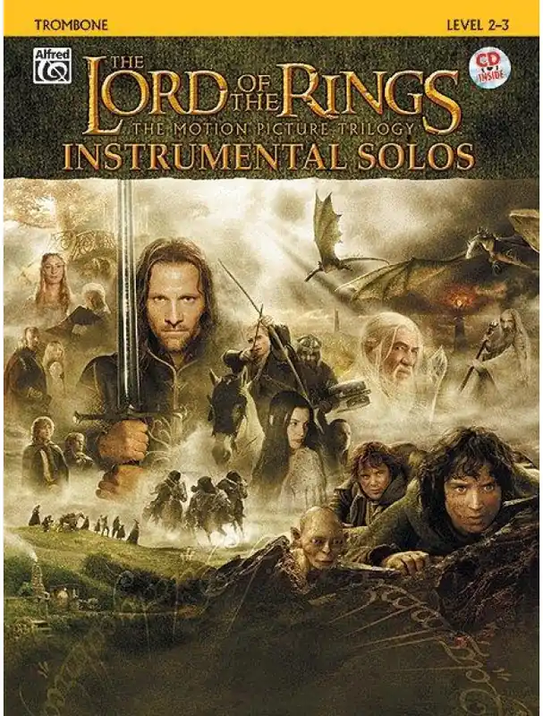 Lord of the Rings Instrumental Solos (noty na pozoun) (+audio) Nová Kolekce