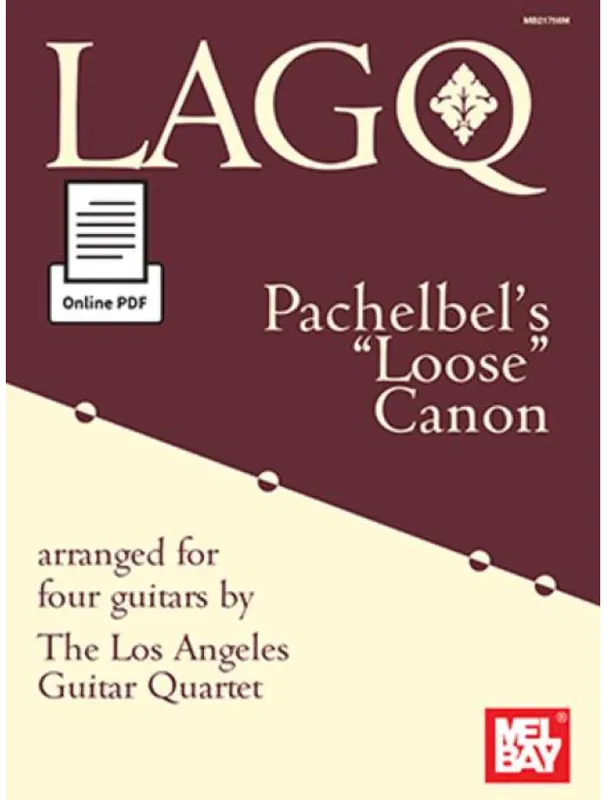 Los Angeles Guitar Quartet Pachelbel‘s Loose Canon (noty na kytaru) (+audio) Cenově Výhodný