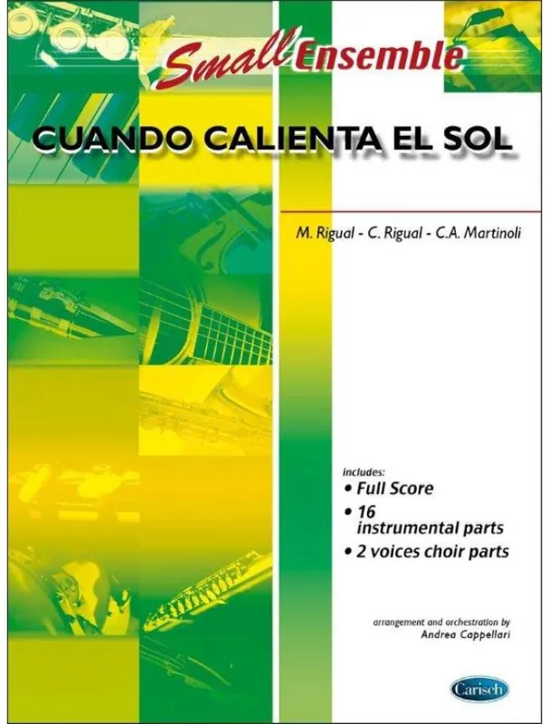 Los Hermanos Rigual Cuando Calienta el Sol (noty pro flexibilní orchestr, party, partitura)(+audio) Objednat Nyní