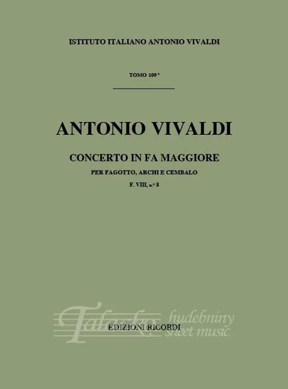 Top Prodej CONCERTO IN FA MAGGIORE F. VII NO. 8
