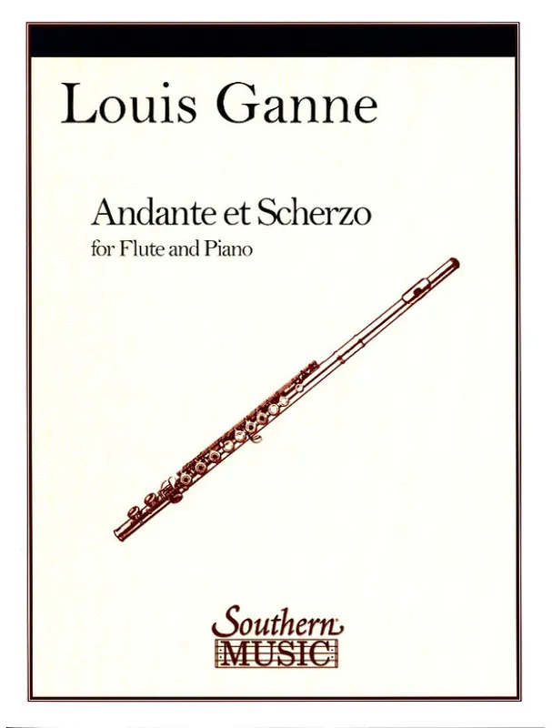 Louis Ganne Andante And Scherzo (noty na příčnou flétnu, klavír) Oblíbený
