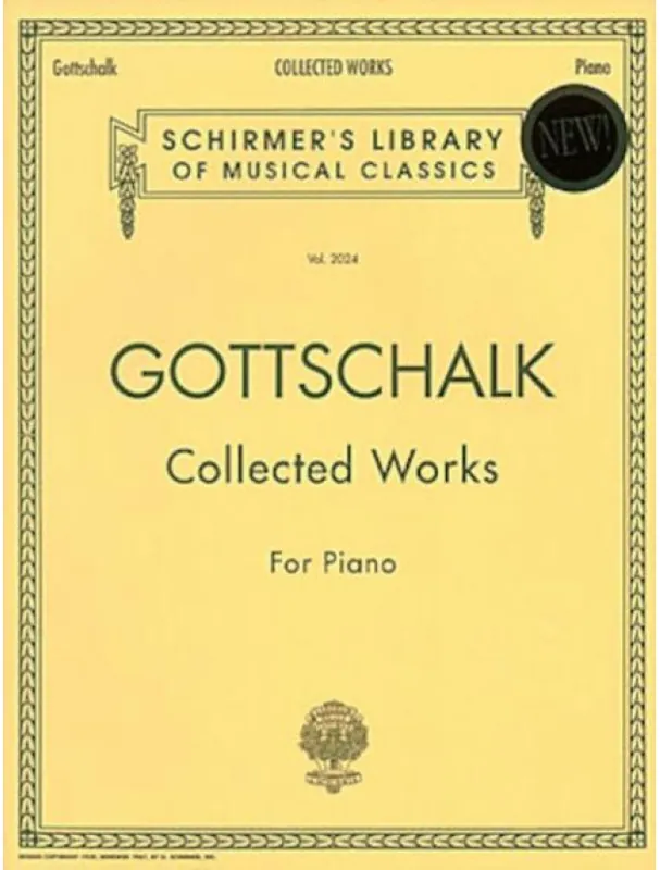 Nízká Cena Louis Moreau Gottschalk Collected Works for Piano (noty na klavír)