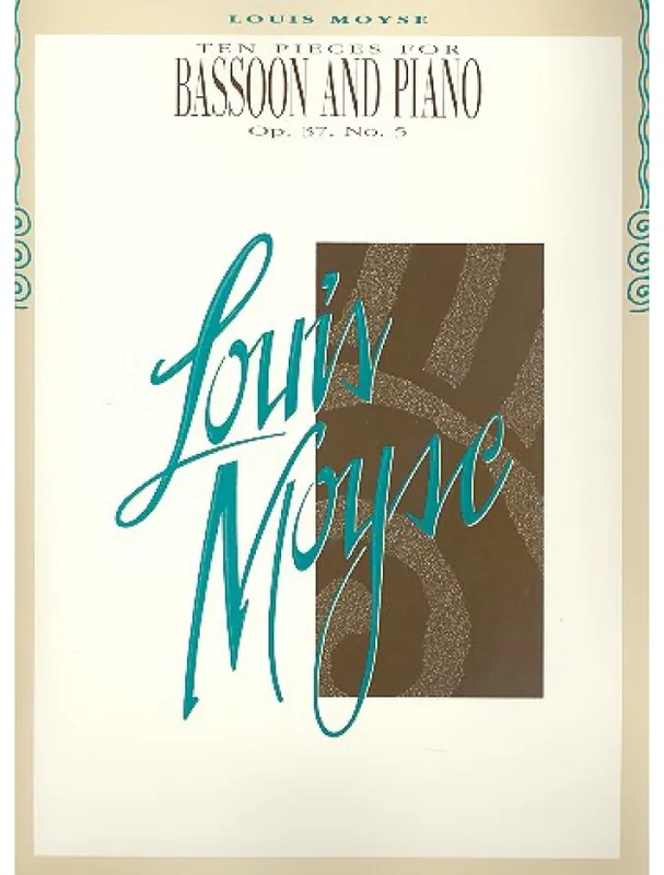 Louis Moyse 10 Pieces for Bassoon and Piano, Op. 37, No. 5 (noty na fagot, klavír) Must-Have