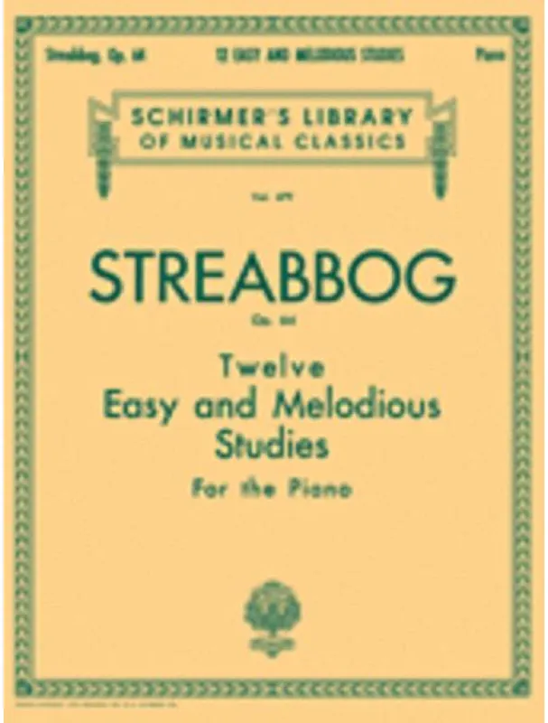 Nakupujte Hned Louis Streabbog 12 Easy and Melodious Studies, Op. 64, Grade 2 (noty na klavír)