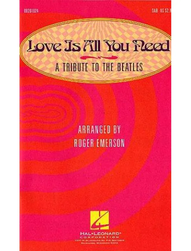 Autentický Love Is All You Need Medley - A Tribute to The Beatles (SAB) (noty, sborový zpěv) - SADA 5 ks