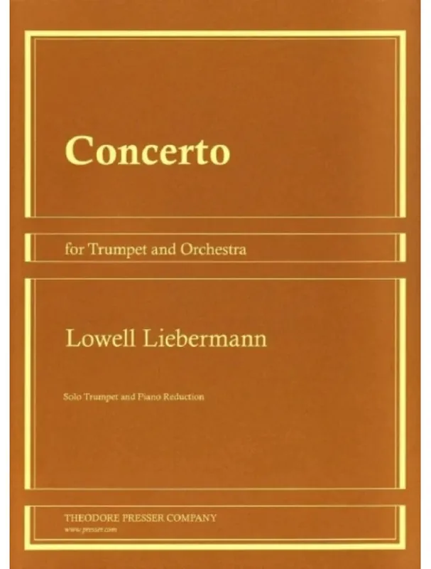 Lowell Liebermann Concerto (noty na trubku, klavír) Oblíbený